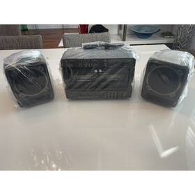 Gs-2626 General Sound Vintage Model# 4-band Dual Cassette Boombox New Old Stock