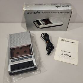 627t Gpx Vintage Gran Prix 600 Slimline Portable Cassette Player Recorder Tested With Manual