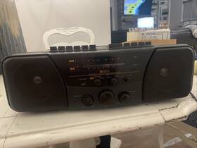 C936d Gpx Model Am/fm Stereo Radio Double Cassette Recorder Tested Working Read