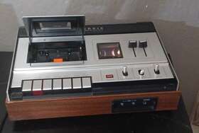 Cd-420 Grundig Vintage Top-load Stereo Cassette Player / Recorder 1970s Please See Ad