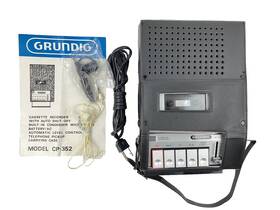 Cp-352 Grundig Portable Cassette Tape Cp 352 With Built-in Condenser Microphone