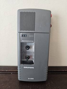 Dh-2028 Grundig Dictation Device Micro Cassette Tape Player Recorder