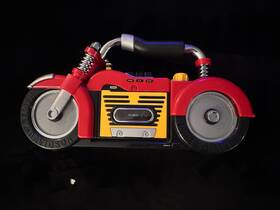 Harley-davidson 543.311 1997 Vintage Harley-davidson Junior Rider Motorcycle Am-fm Radio Cassette Player