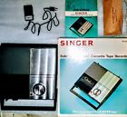 He-1060 Singer Cassette Tape Recorder Model Vintage Working Excellent Condition
