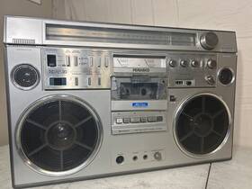 8600rm Hitachi Trk Silver Vintage Boombox Ghettoblaster Jambox 110v