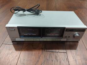 D-w400 Hitachi Stereo Cassette Tape Deck Dolby System W Digital Peak Meter Japan