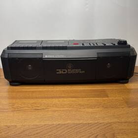 Trk-3d3ow Hitachi Boombox Vintage Doublie Deck 3d Super Woofer For Parts
