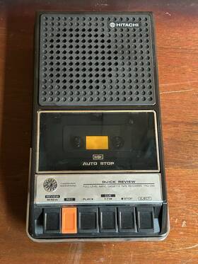 Hitachi Trq-265 Cassette Tape Recorder Tested Working