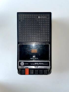 Trq-276 Hitachi Cassette Top Loading Tape Recorder Player Vintage No Cord