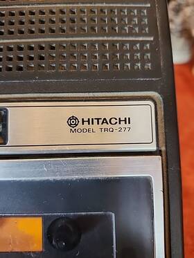 Trq-277 Hitachi Cassette Tape Deck Model Trq-277. Needs Repair See Notes
