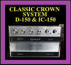 Ic-150 Nice Crown D-150 Amp And