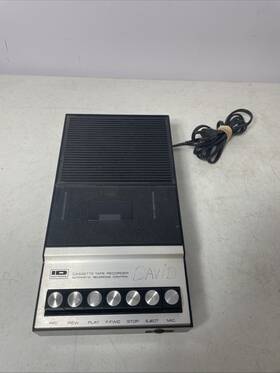Tr-703 Id Elecrronics Electronics Cassette Tape Recorder Model Tested