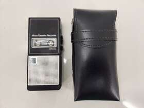 681-6505 J. C. Penney 6188 Vimtage Jc Penny Micro Cassette Recorder Model For Parts Or Restore