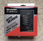 Jc-528 Sharp Bk Cassette Player Original Packaging Pristine Condition