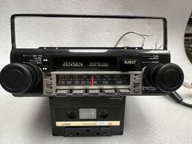 R406 Jensen Vintage Shaft Knob Car Stereo Am/fm Cassette Tape With Bensi 100% Test
