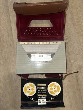 Dm-555 Juli-corder All Transistor Portable Tape Recorder Julicorder. Japan