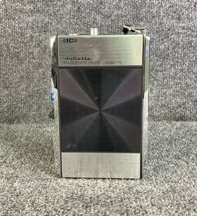 Ic-2330 Juliette Vintage Solid State Micro Cassette Tape Recorder In Silver