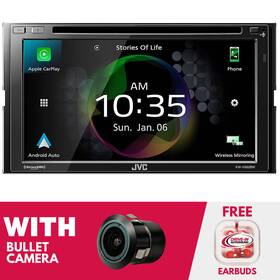 Kw-v960bwblcam Jvc 756489432077 Kw-v960bw 6.8 Inch Dvd Receiver And Apple Carplay/android Auto With Bullet Camera