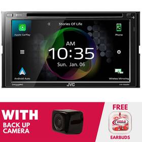 Kw-v960bwbucam Jvc 756489432084 Kw-v960bw 6.8 Inch Dvd Receiver And Apple Carplay/android Auto With Backup Camera
