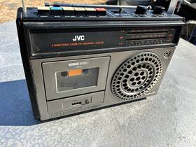 9201lsb Jvc Vintage 3 Band Radio Cassette Recorder Not Tested