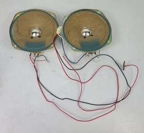 Hsa1299-01d Jvc Vintage Rc-670jw Am/fm Cassette Radio Stereo Recorder Parts Speaker Set