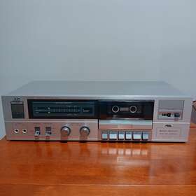 Kd-v100j Jvc Silver Stereo Cassette Tape Deck Recorder Dolby Tested Working