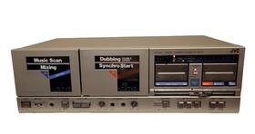 Kd-w7j Jvc Vintage Stereo Double Cassette Deck Player Recorder Model