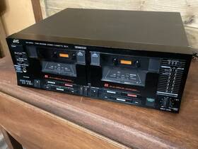 Kd-wr90 Jvc Rare Vintage Twin Reverse Cassette Deck Model Tested Working