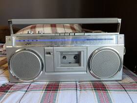 Tc-363jw Jvc Vintage Radio Cassette Recorder As Is Used