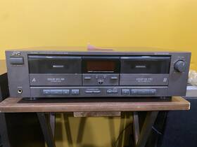 Td-w205 Jvc Vintage Stereo Double Cassette Deck Dolby B/c Nr Tested Vg