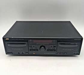 Td-w218 Jvc Stereo Double Cassette Deck Player - No Remote