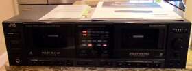 Td-w503 Jvc Stereo Double Cassette Deck - Tested Working Original Paper Work