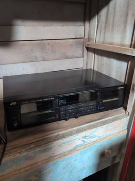 Td-w550j Jvc Double Cassette Deck High Quality Sound. Input Level/balance