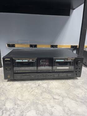 Td-wr531 Jvc Victor Double Reverse Cassette Deck Dolby Hx-pro. Spins But Eats Tapes