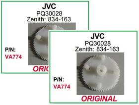 834-163 Jvc Va774 2 Prb Vcr Gear For Pq30028 Zenith And Others