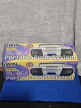 Jx-p212b Jwin Vintage Rare Am/fm Cassette Player/recorder Boom Box New Open