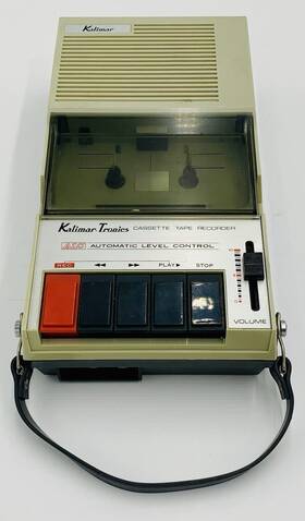 T-605 Kalimar Tronics Cassette Tape Recorder Player Vintage Works Rare