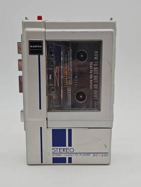 Kasuga Kc-230 Stereo Cassette Player/ Recorder. Made In Japan Working