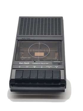 Tcr-800 Ken-tech Vintage Portable Cassette Recorder - Open Box No Power Cord