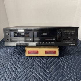 Kx-57cw Kenwood 2-head - Double Stereo Cassette Deck Serviced Cleaned