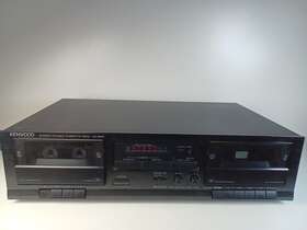 Kx-59w Kenwood Stereo Double Cassette Deck New Belts Plays Great