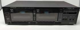 Kx-94w Kenwood Stereo Double Cassette Tape Deck Recorder For Parts/repair Read