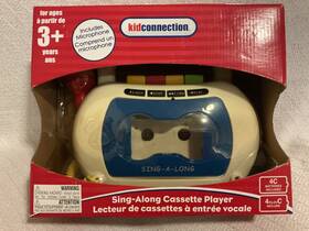 7029wm Kidconnection 1990s Vintage Sing Along Cassette Player Recorder With Microphone
