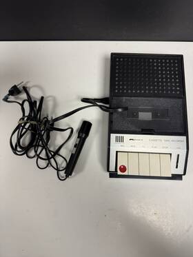 3372 Kmart Vintage Cassette Recorder/player Model 154 Tested Works/ With Mic