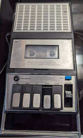 6-33-.4 Kmart - S.s. Kresge Co. Vtg S.s.kresge Cassette Tape Recorder Player Deck Model 6-33-04 Works 100%