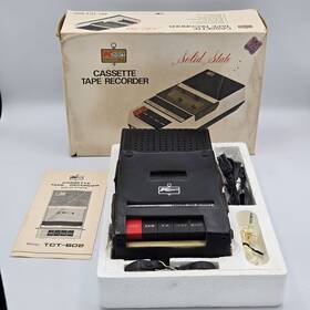 Tct-602 Kmart Rare K-mart Portable Solid State Cassette Recorder/player No. Read