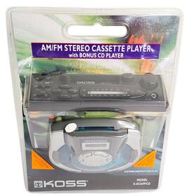 K-05269pcd Koss Car Am/fm Stereo Cassette Player Bonus Portable Cd