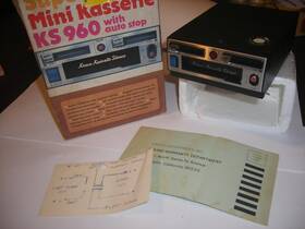 Kraco Ks-960 Super Mini Cassette Player Auto Stop Vintage Audio