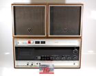 Kst-3400h Hitachi Radio And Cassette Deck With Speakers Player Vintage