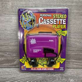 46511 La Rock Vintage 1995 Purple Mad World Dsi Stereo Cassette Player Hi Fi Walkman 90s